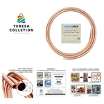 Copper Tubing 3/4" Od X 0.687" 10 Ft, 99.9% C12200 Astm B280 Refrigeration .... Fixed Price $75.99.