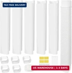 Yoleshy 4" W 10FT Mini Split Line Set Cover Pvc Kit Easy Instal. Fixed Price $57.71.
