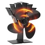 4 Blade Heat Powered Stove Fan Log Wood Burner Distribution Fireplace. Fixed Price $26.99.