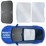 3PCS Windshield & Roof Sunshade Set For Tesla New Model Y Juniper 2025-2026, .... Fixed Price $79.86.