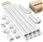3'' 17 Ft Pvc Decorative Line Cover Kit For Ductless Mini Split Air Conditioners. Fixed Price $77.56.