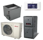 Amana 80K 97% Gas Modulating Furnace Cased Coil 3 Ton Inverter System. Fixed Price $4950.00.