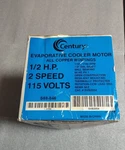 Century Evaporative Cooler Motor 1/2 H.p. Speed 115 Volts S88-846 New. Fixed Price $100.00.