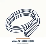 Midea 12131000002856 Plastic Seal Plate. Fixed Price $35.46.
