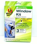 Duck Crystal Clear Strength Heavy Duty Insulating Film Kit, 3-WINDOW. Fixed Price $8.08.