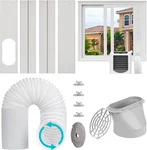 Portable Ac Window Vent Kit With 5.9 Exhaust Hose & Coulper, Universal. Fixed Price $41.32.