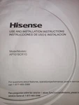 Hisense AP1019CR1G Ultra-slim Portable Air Conditioner 6500 Btu 206 Cfm W/remote. Fixed Price $275.00.