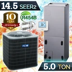Aciq Ton 14.5 SEER2 Ducted Heat Pump Central Air Conditioner Split System. Fixed Price $5567.00.