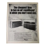 1970 Whirlpool Air Conditioner Full Page Vintage Print Unit Snow. Fixed Price $22.99.