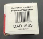 Diversitech DAD163S Liquid Line Filter Drier 3/8" Odf Sweat Cu Hvac New. Fixed Price $19.99.