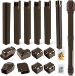 Kuriprotect 3"W 10FT Decorative Pvc Line Set Cover Kit For Mini Split (brown). Fixed Price $44.96.