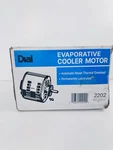 Dial Evaporative Cooler Motor 1/3 Hp Speed 2202 115 Volt. Fixed Price $79.99.