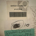 Rheem Defrost Control Kit 47-21776-86 Hvac Replacement Electronic Plastic Pcb. Fixed Price $39.99.