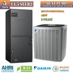 Daikin Ton 14.5 SEER2 R32 Commercial Heat Pump System Multi-positional 460V/3P. Fixed Price $6440.00.