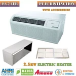 Amana Ptac Air Conditioner Distinction 12K Btu Cooling W/ 2.5KW Electric Heater. Fixed Price $1449.00.