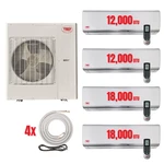 60000 Btu Ymgi Multi Zone Ductless Mini Split Air Conditioner Heat Pump With Kit. Fixed Price $5699.00.
