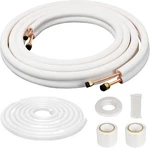33FT. Mini Split Line Set, 1/4" & 3/8" O.d. Dual Copper Aluminum Pipes, Thi. Fixed Price $131.11.