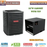 R32 Goodman 1.5 Ton Split Air Conditioner & Coil System 15.2 SEER2 Horizontal. Fixed Price $2869.00.