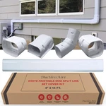 Ductlessaire Mini Split Line Set Cover Kit Paintable For H. Fixed Price $59.30.