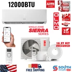 Olmo Sierra 12,000 Btu 115V Ton Mini Split Ac & Heat Pump 18 Seer 16FT Kit. Fixed Price $816.00.