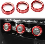 Auovo Knob Covers For Volkswagen Vw Accessories Tiguan Taos Jetta Atlas Red. Fixed Price $14.99.