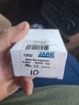 Jard (mars) #12932 Motor Run Capacitor 10.0 Mfd 440/370 Vac Oval. Fixed Price $13.50.
