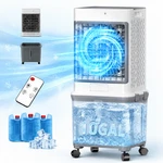 Evaporative Air Cooler Remote Timer 2800CFM Swamp Fan 10 Gal Water Tank. Fixed Price $118.99.