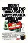 Bryant Central Air Conditioning System Original Vintage Print Ad. Fixed Price $8.54.
