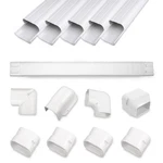 3" 10FT Pvc Line Set Cover Kit For Ductless Mini Split Air Conditioners, Deco.... Fixed Price $59.98.