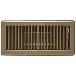 American Metal Products 4 In. H X 10 Brown Steel Floor Register. Fixed Price $21.09.