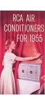 Rca Air Conditioner Ad 1955 H.p. Window Unit 1/2 Climate Tuner Panel. Fixed Price $19.99.