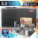Goodman 5 Ton Heat Pump Package Unit Central Air System & Kit, R32 Horizontal. Fixed Price $5673.00.