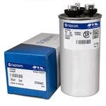 Genteq C3355R Capacitor Dual Run Round 35/5 Uf Mfd 370V Vac 97F9834 (replace Old. Fixed Price $24.95.