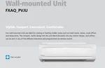 Daikin Wall Mounted Vrv 10,500 Btu HEATING/9500 Cooling Unit FXAQ09PVJU. Fixed Price $750.00.