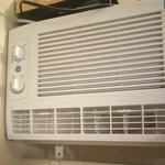 Ge Window Air Conditioner White Adjustable Thermostat Analog Controls 2 Speeds. Fixed Price $150.00.