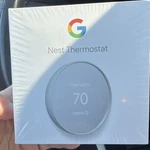 Google Nest Thermostat Wi-fi App Control Gray Programmable Wall-mounted. Fixed Price $75.00.