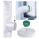 Portable Ac Window Vent Kit Adjustable Sliding Door Seal Universal Nodrill Dryer. Fixed Price $13.48.