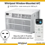 Whirlpool Energy Star 10 000 Btu 115V Window-mounted Air Conditioner. Fixed Price $120.00.