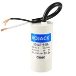 Bojack Run Capacitor 30 Uf Mfd 250V CBB60 Wire 50/60HZ Cylinder.... Fixed Price $16.21.