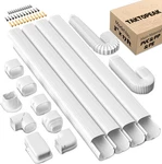 3'' 17 Ft Quick Installation Pvc Decorative Line Cover Kit For Ductless Mini. Fixed Price $93.61.
