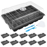 Seedling Trays Starter Tray, 10-PACK Mini Propagator Plant Grow Kit Gree.... Fixed Price $55.12.