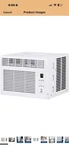 Ge AHP06LZ 6000 Btu 250 Sq Ft Electronic Window Air Conditioner - White. Fixed Price $200.00.