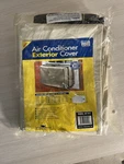 A/c Safe Fleece-lined Vinyl Exterior Cover For Medium Window Air Conditioners.... Fixed Price $17.00.