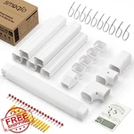 Smoqio Mini Split Line Set Cover 3 Inch 10FT White Pvc Kit. Fixed Price $53.99.