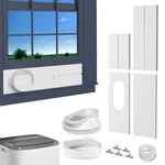 Portable Ac Window Vent Kit: Universal Coupler Fits 5.1" & 5.9" Exhaust Hose, Ai. Fixed Price $13.99.