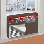 Ac Covers For Inside 25"W X 17"H 3.5"D, Windproof And Waterproof Layers Insu. Fixed Price $22.49.