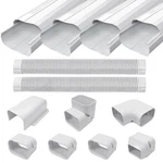4'' 17 Ft Mini Split Line Cover Set Kit, Ductless Pipe For L.... Fixed Price $82.92.