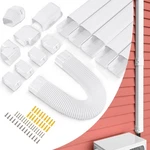 Lyprem Mini Split Line Set Cover 3" Pvc Kit 3'' X 10FT, White. Fixed Price $44.41.
