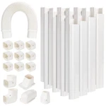 Guequitlex 3 W 16.1 Ft Line Set Cover Kit For Mini Split Air Conditioner Decorat. Fixed Price $60.65.