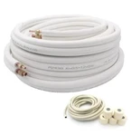 Taderuily 50 Ft Air Conditioning Copper Tubing Pipe Extension, 1/4" 1/2" 3/8". Fixed Price $118.00.